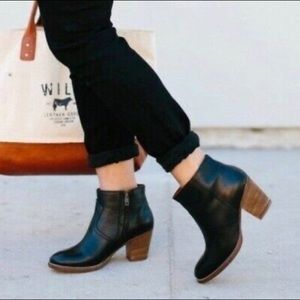 Madewell Winston Black Ankle Boot 10